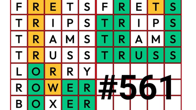 Dordle today August 8 answers & hints (Dordle #561)