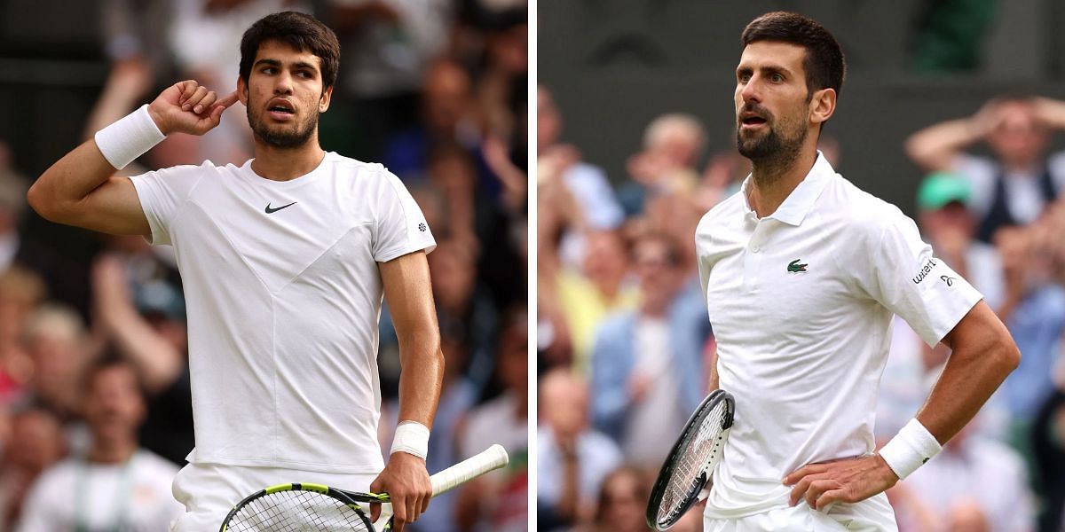 Carlos Alcaraz defeated Novak Djokovic in Wimbledon final.