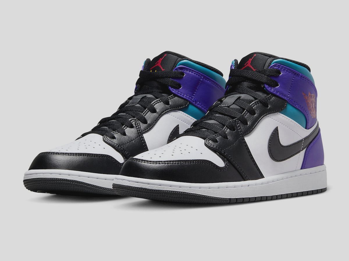 Nike Air Jordan 1 Mid &quot;Court Purple / Tropical Twist