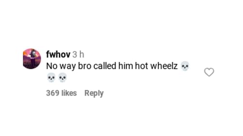 One fan's comment