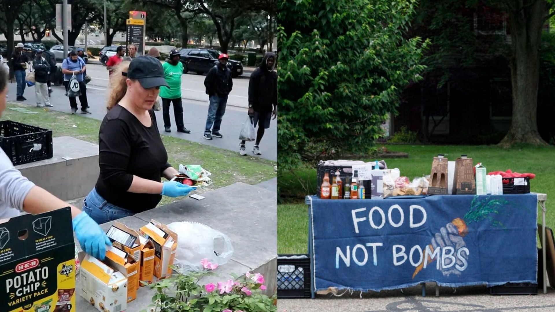 Netizens are furious over Food Not Bombs getting fined for feeding homeless people. (Image via Evan Garcia, Getty Images)