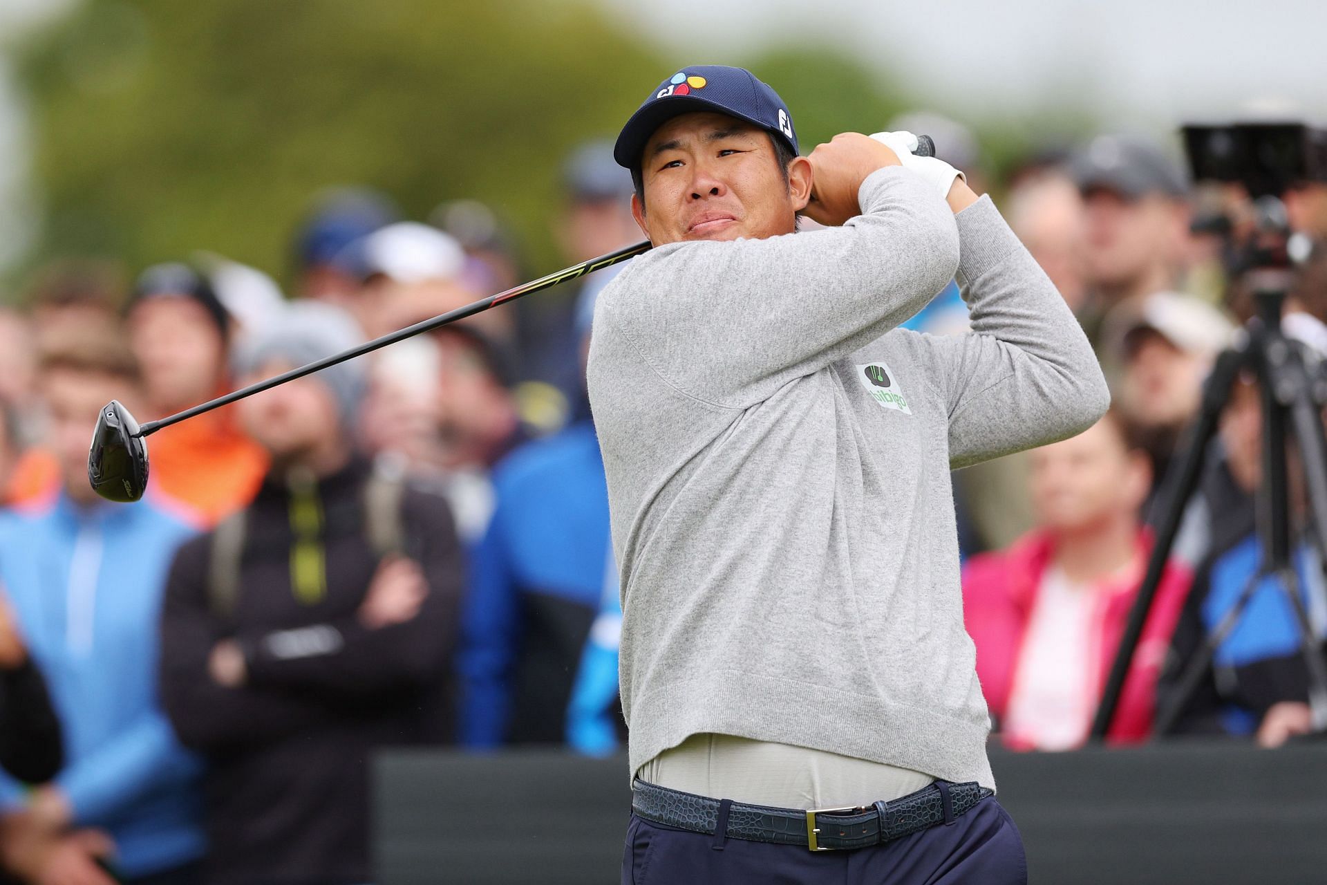 Byeong Hun An at the Genesis Scottish Open 2023 (via Getty Images)