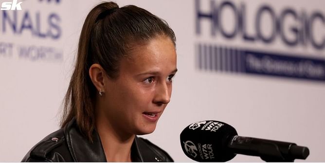 Watch: Frustrated Daria Kasatkina complains to chair umpire about repeated disturbances caused by loudspeakers at Cincinnati Open