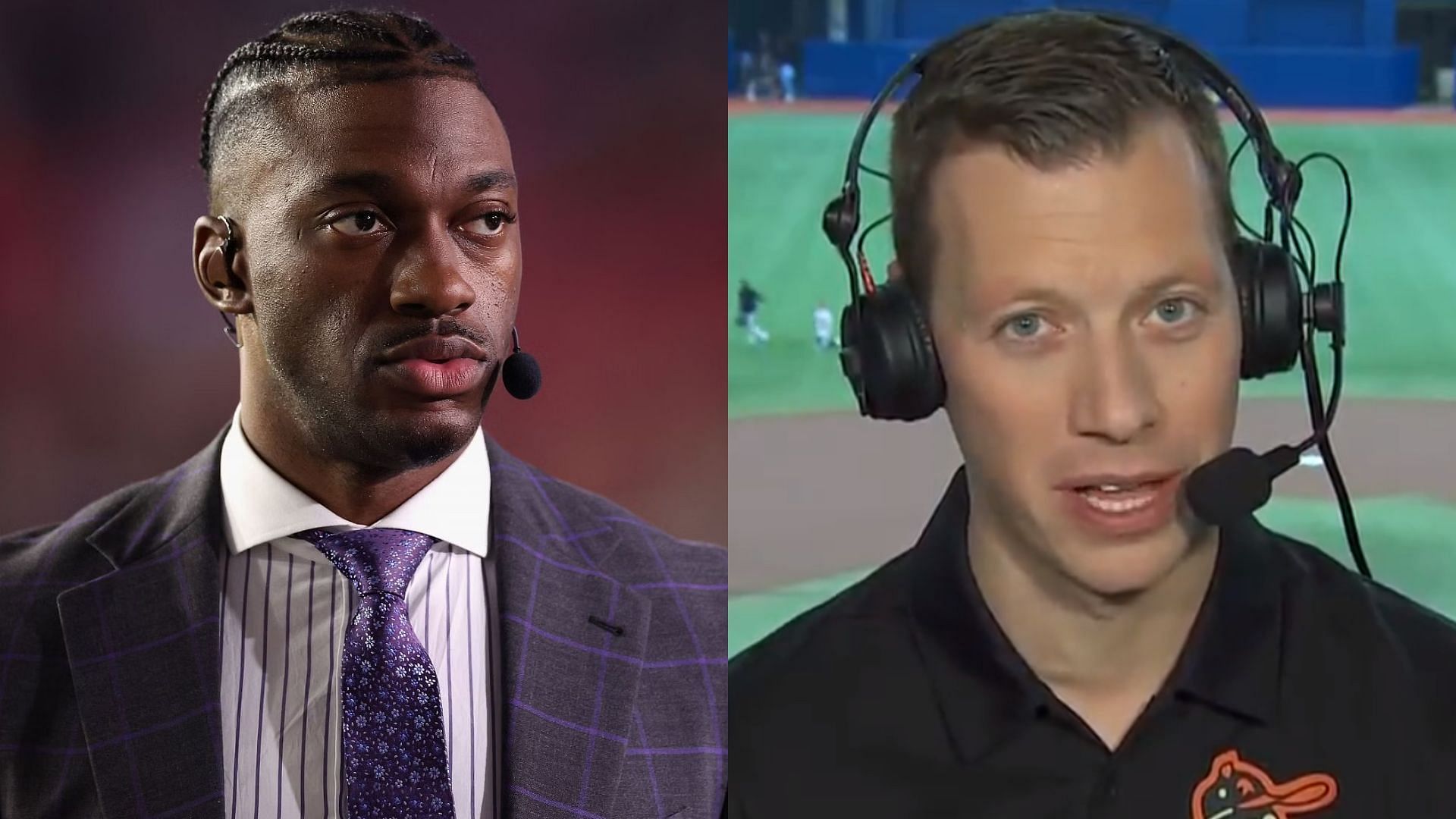 Former NFL quarterback turned broadcaster Robert Griffin III sees nothing wrong with the commentary delivered by Orioles sportscaster Kevin Brown, leading to the latter