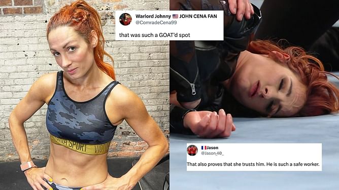 "She trusts him" - WWE fans react to controversial physical altercation between Becky Lynch and former champion