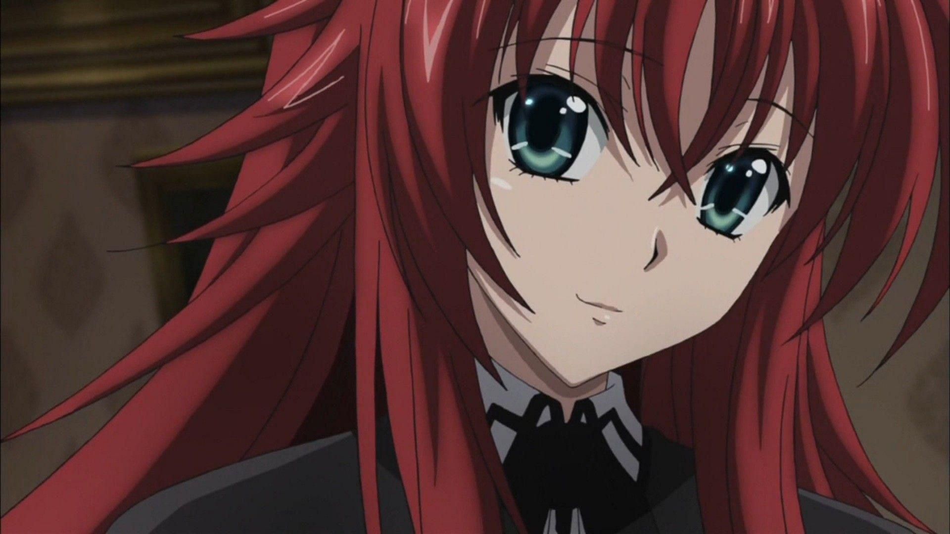 A snapshot of Rias Gremory from the series (Image via TNK Animation Studios)