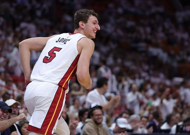 "He's a great role model": Nikola Jovic describes relationship with Erik Spoelstra after rookie season with Miami