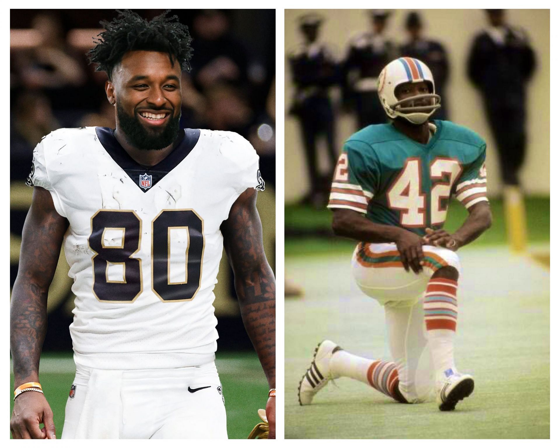 Which player played for Dolphins and Browns?
