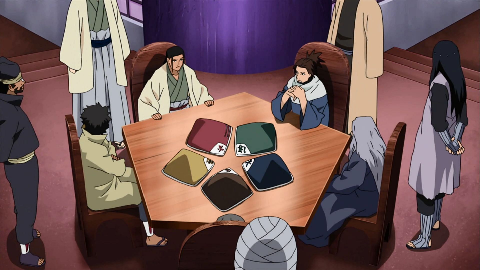 The leaders of the five major villages are known as &quot;Kage&quot; (Image via Studio Pierrot, Naruto)