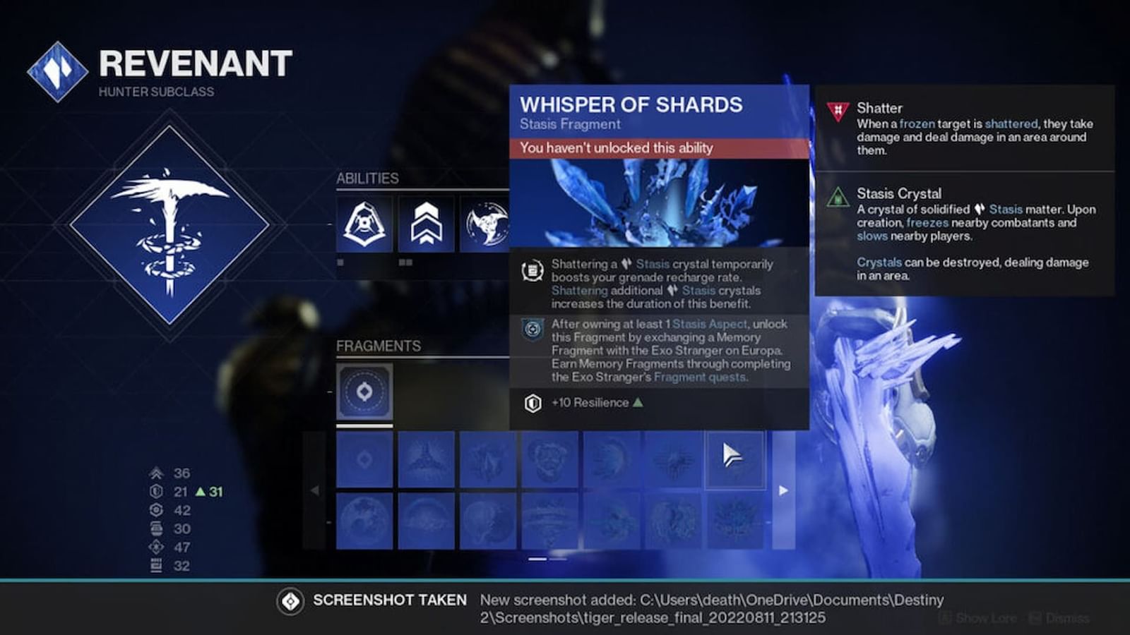 5 best Destiny 2 Stasis Fragments for Titans