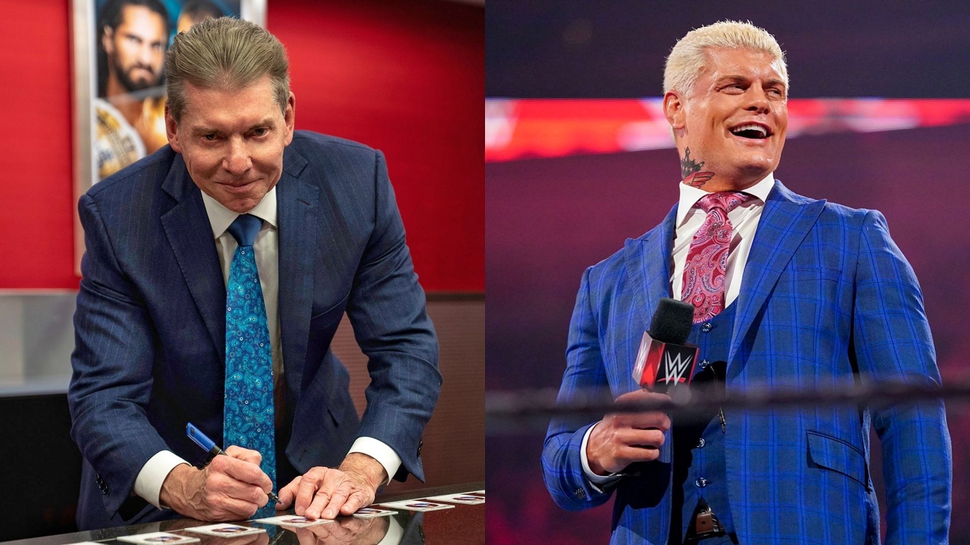 Vince McMahon and Cody Rhodes