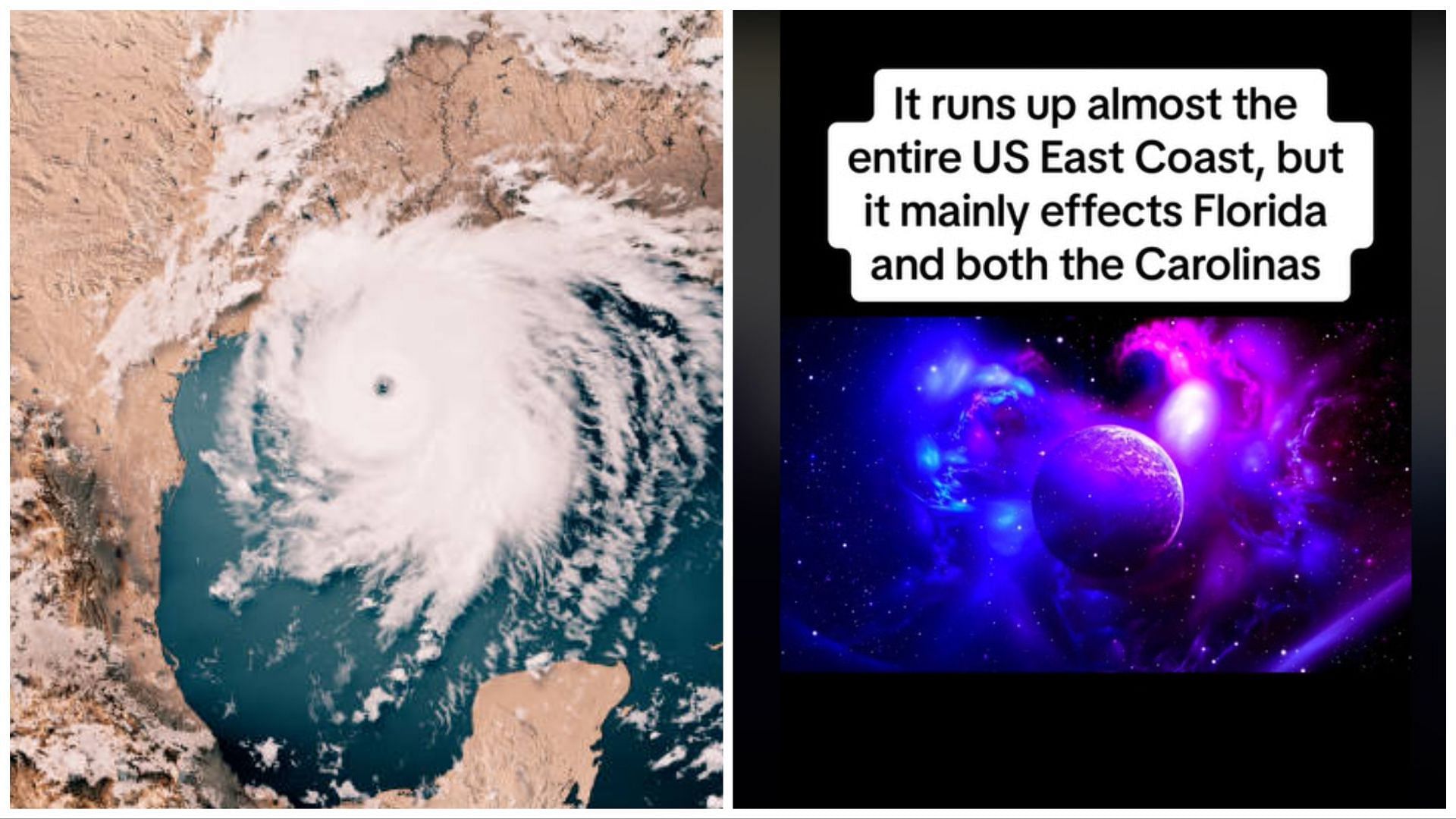 Category 6 of the storm does not exist (Image via Getty Images / TikTok / radianttimetraveler)