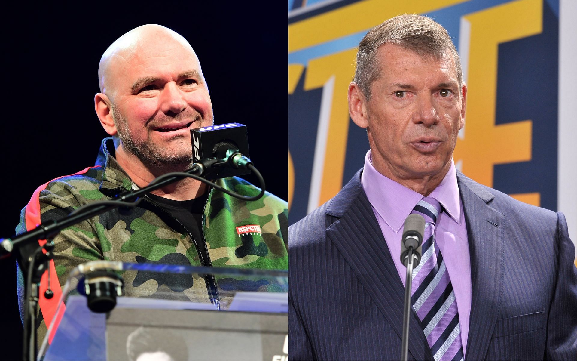 Dana White (Left) and Vince McMahon (Right)