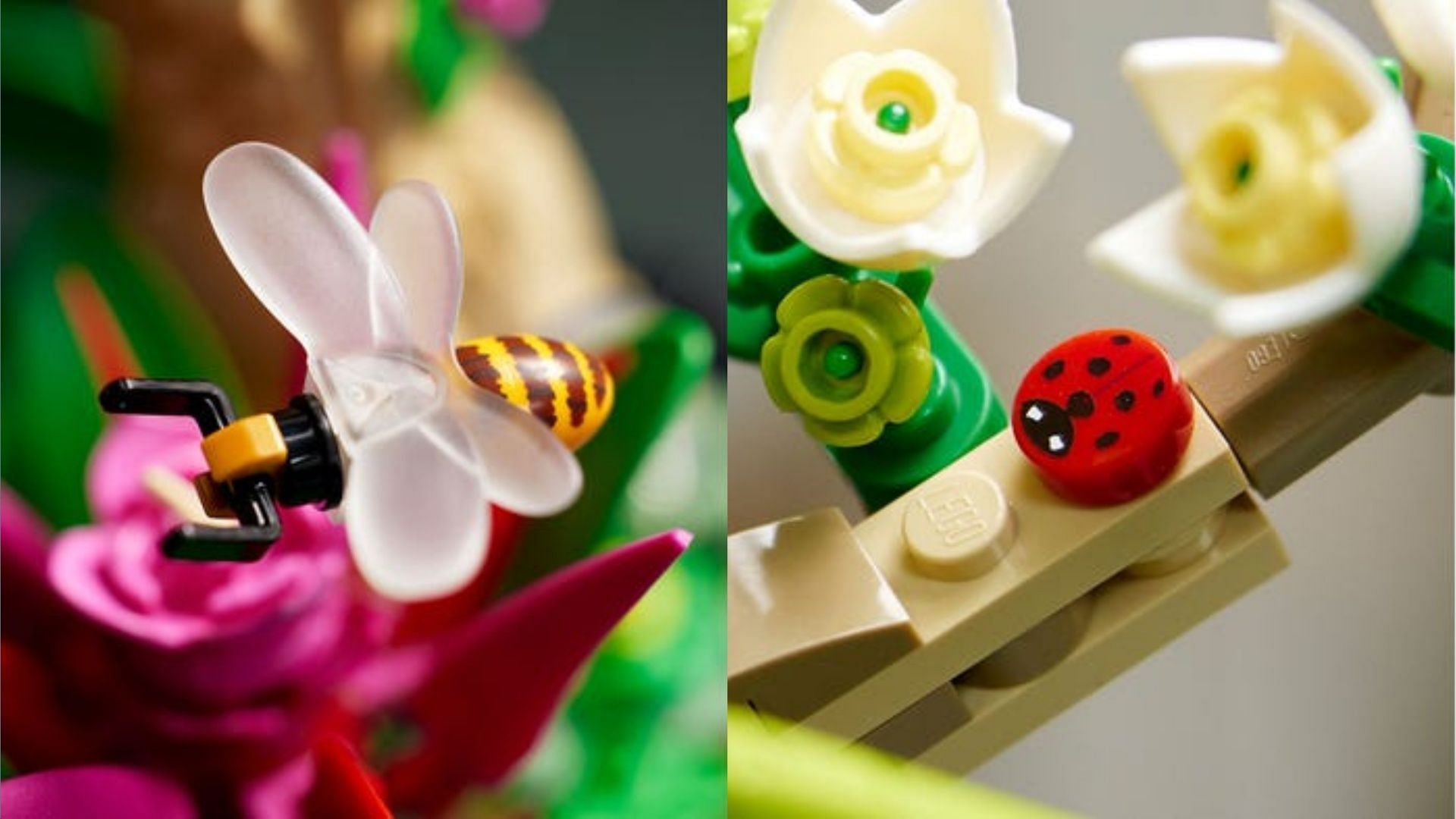 The new collection enables fans to learn more about the world of insects (Image via LEGO)