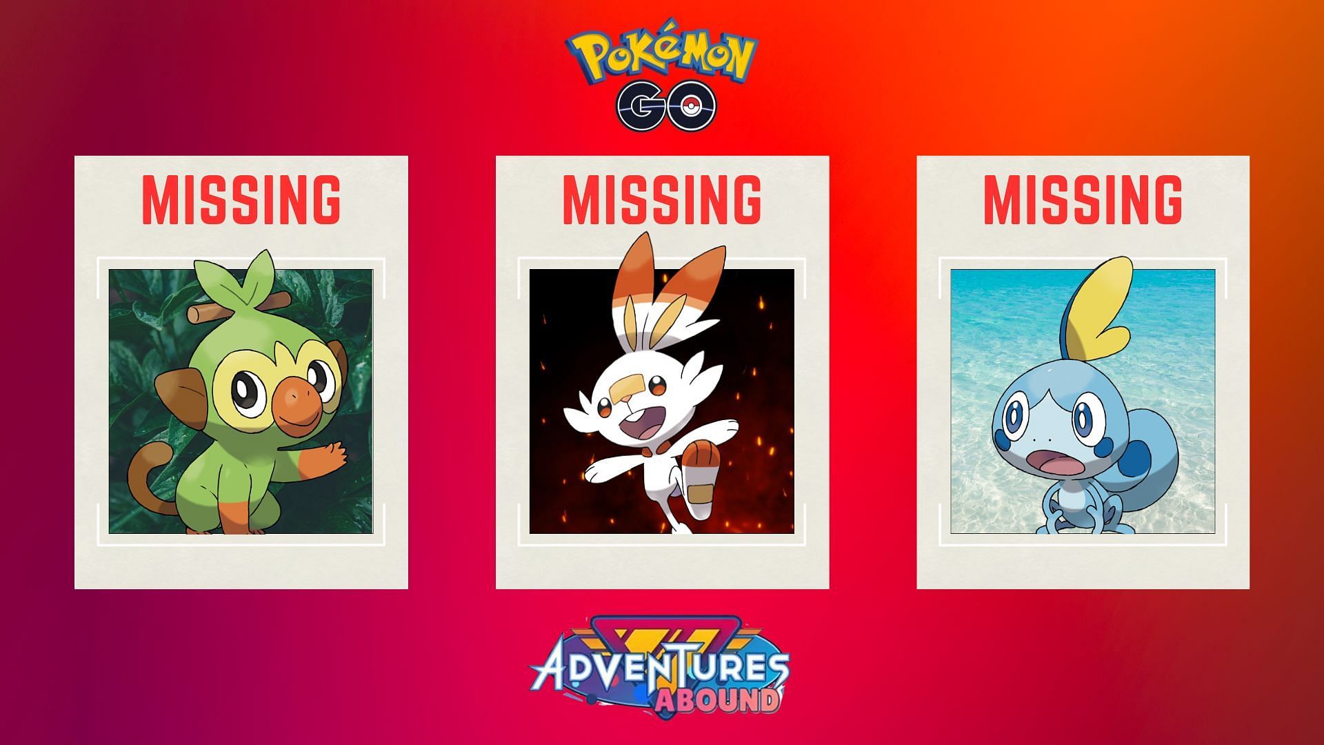 Galar starters are still missing from Pokemon GO (Image via Sportskeeda)