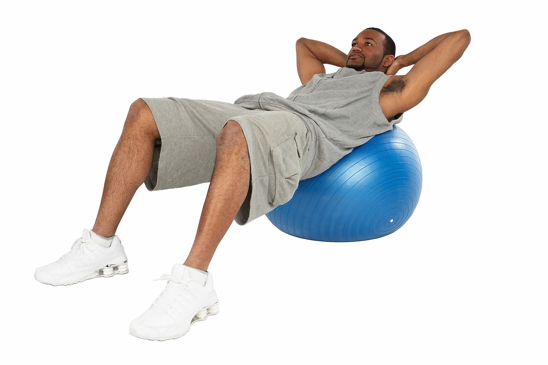 How safe is it to use fitness balls instead of chairs while working? (Image via Free Images/Photos.com)