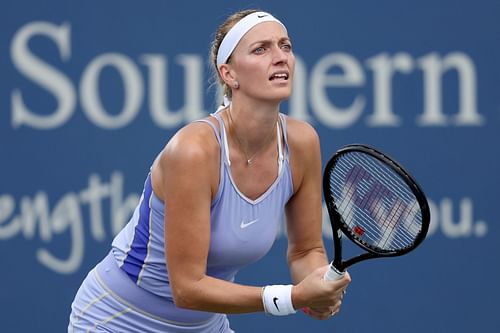 Petra Kvitova at the 2022 Western & Southern Open.