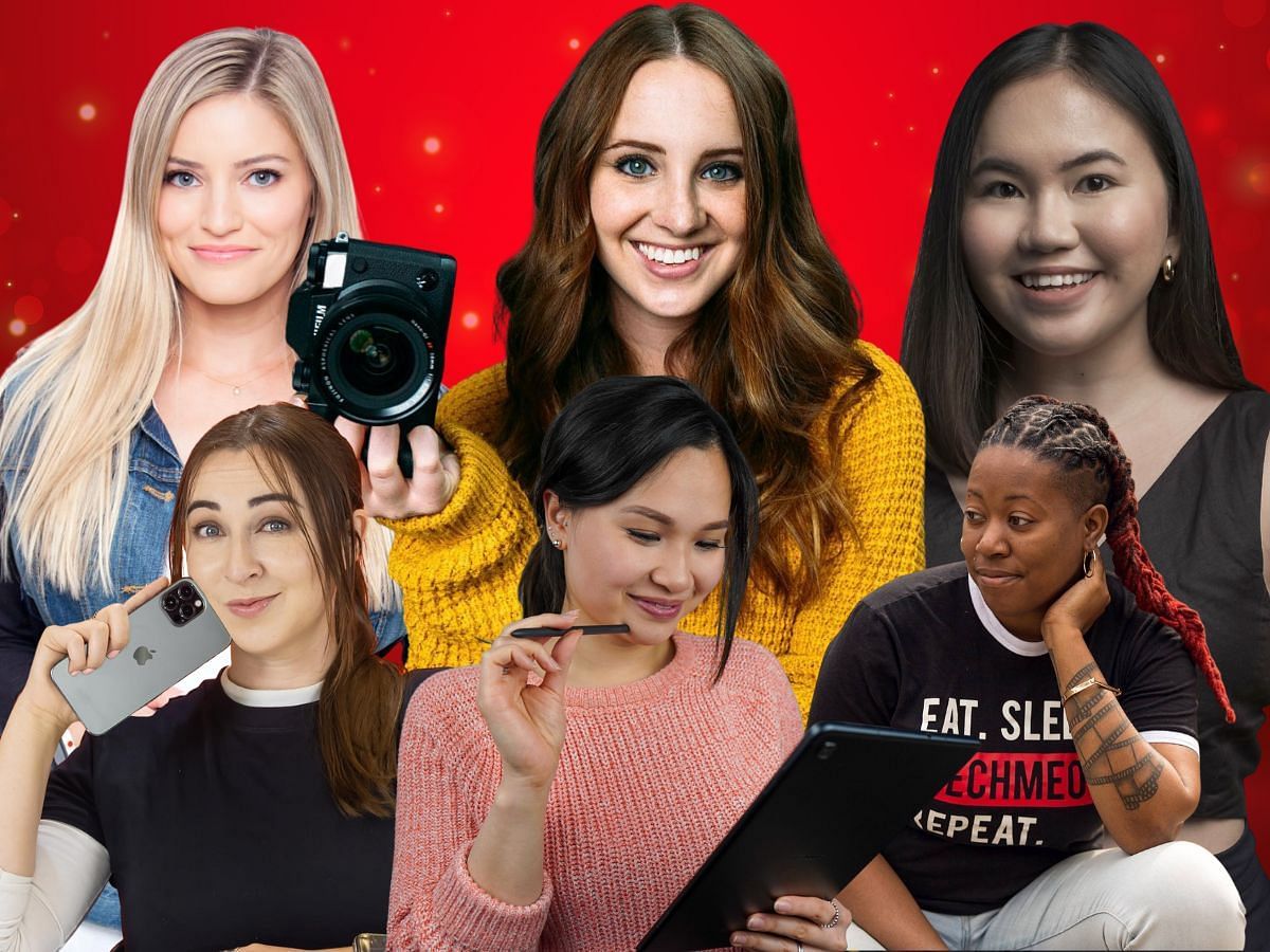 Female tech YouTubers are known for impressive and insightful content. (Image via Sportyskeeda)