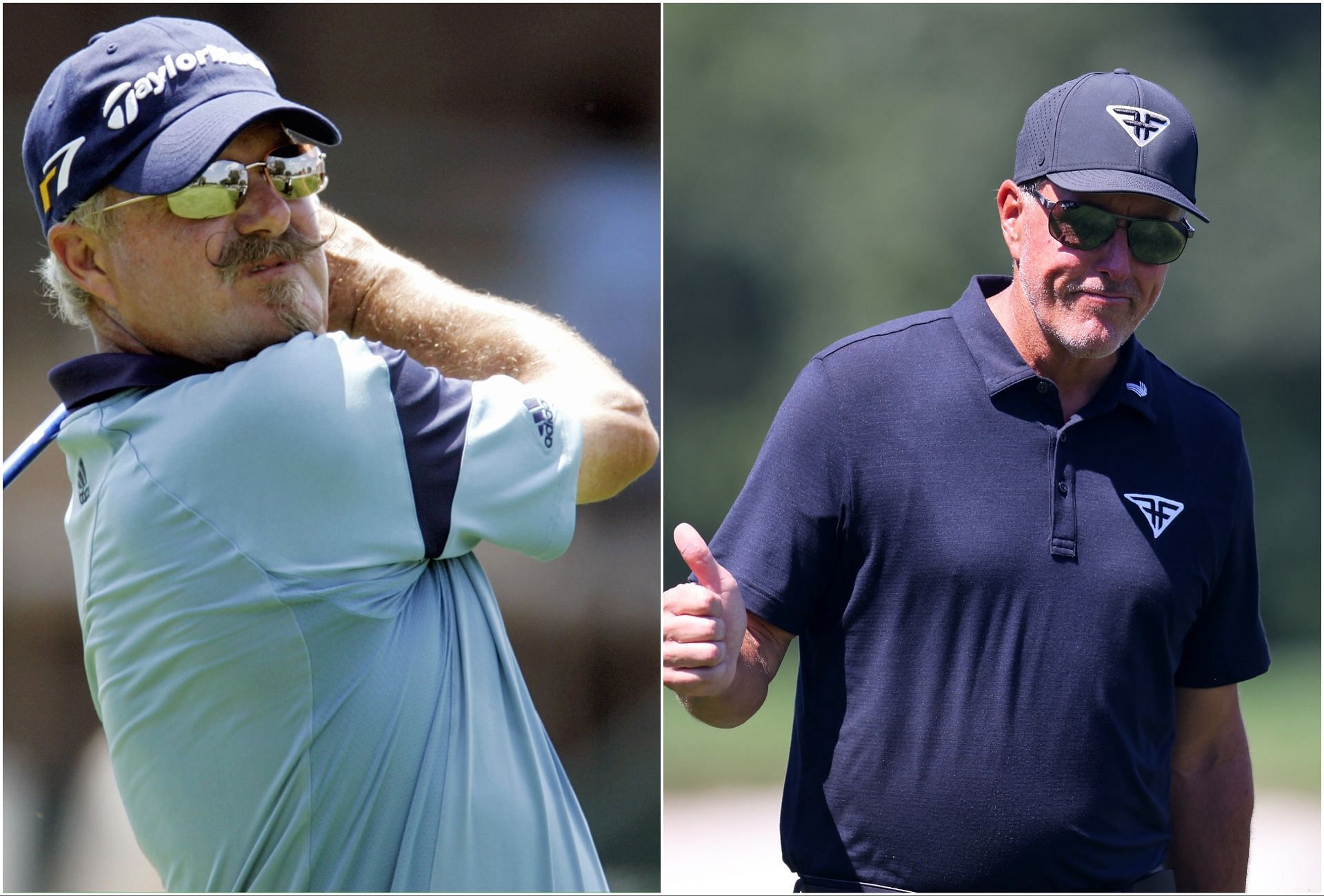 Gary McCord and Phil Mickelson (via Getty Images)