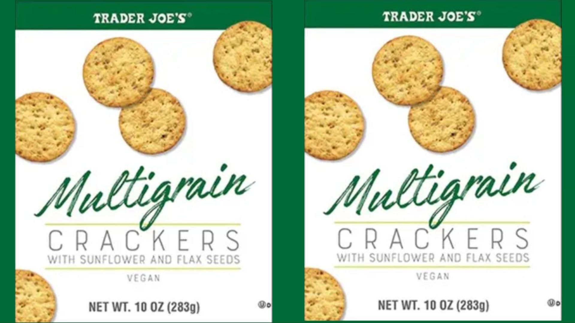 The recalled Multigrain cracker products should be destroyed or returned for reimbursement (Image via Trader Joe&rsquo;s)