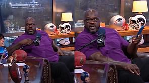 4 years ago, Shaquille O'Neal's first move at the Dan Patrick Show was indulging in petty theft: "I sure did"