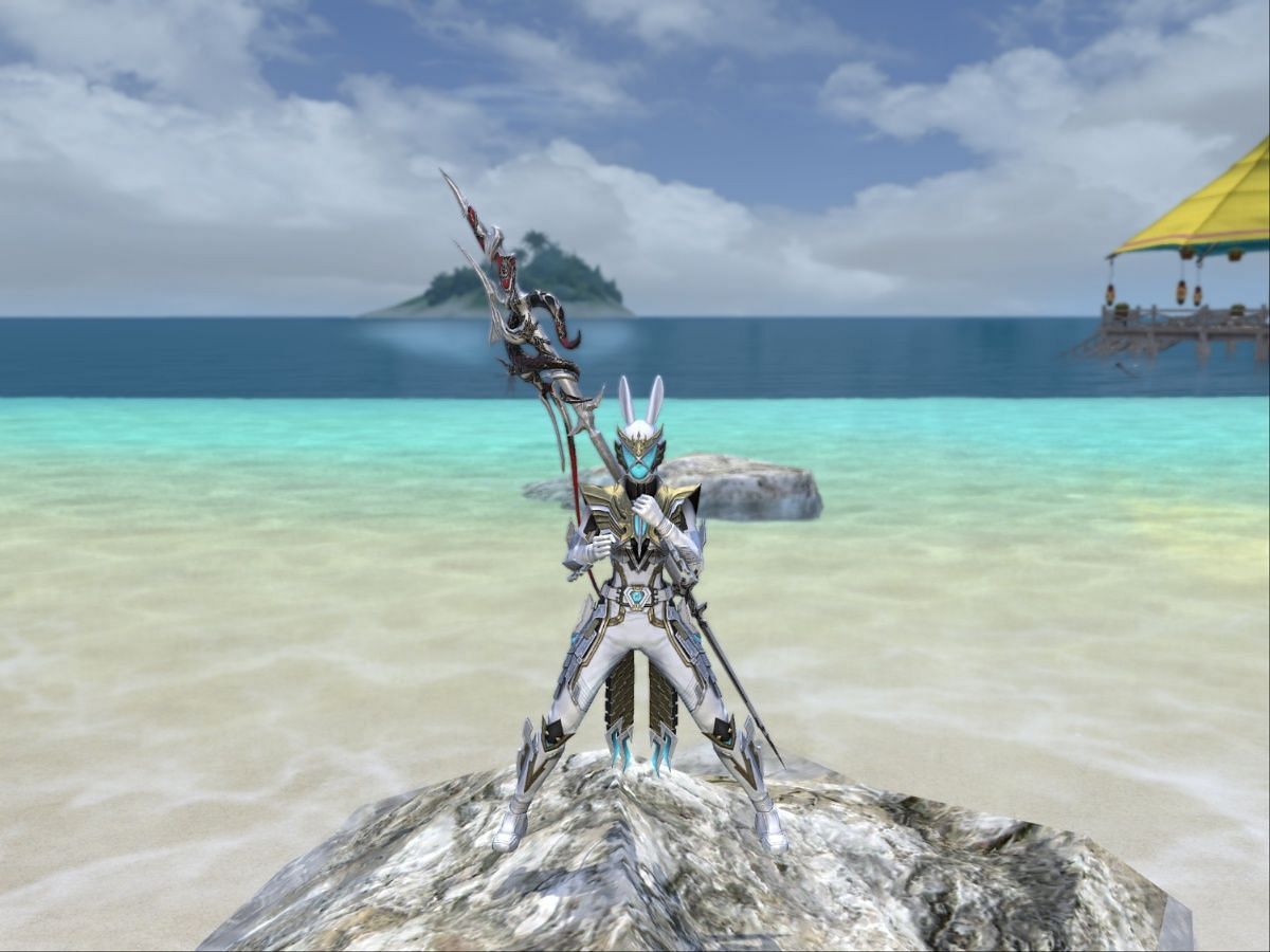 White Ranger in FF14 (Image via Square Enix)