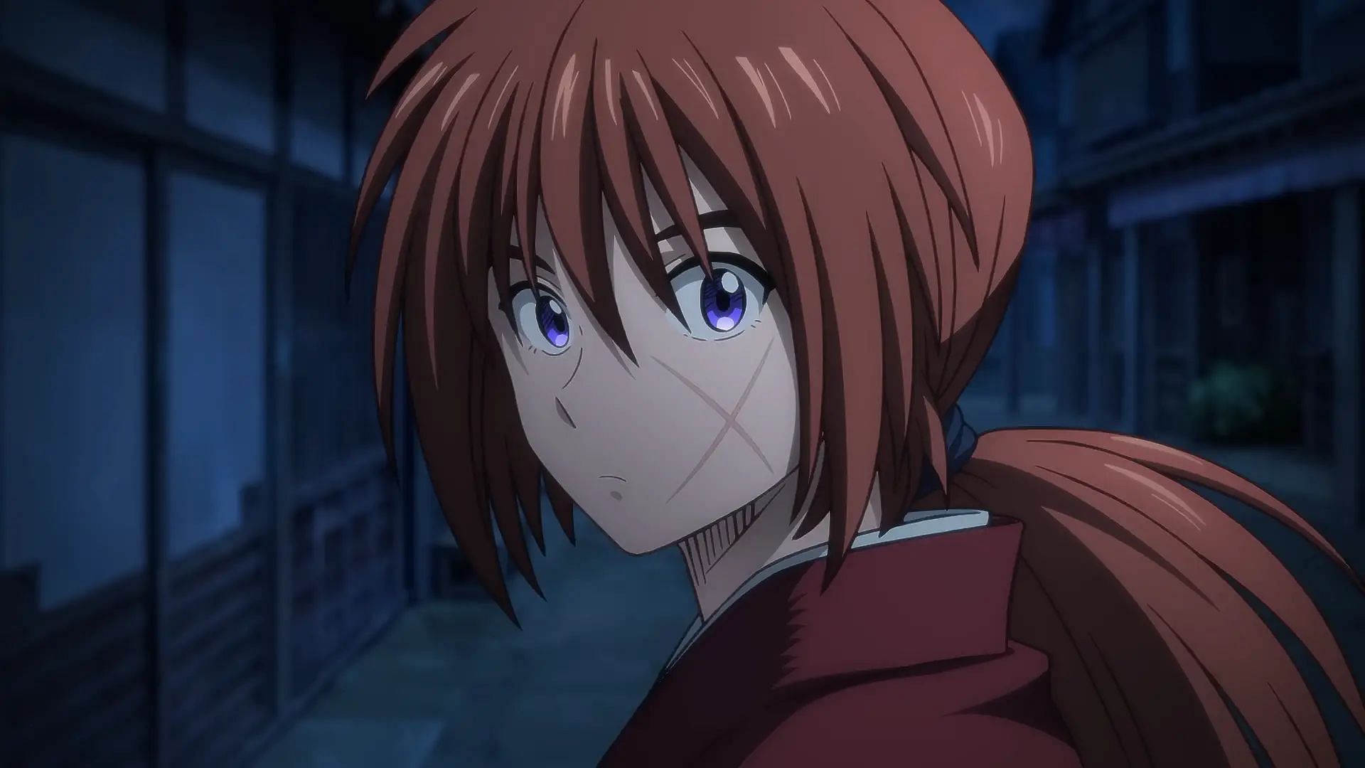 Kenshin Himura as seen in the series&#039; anime (Image via Liden Films)