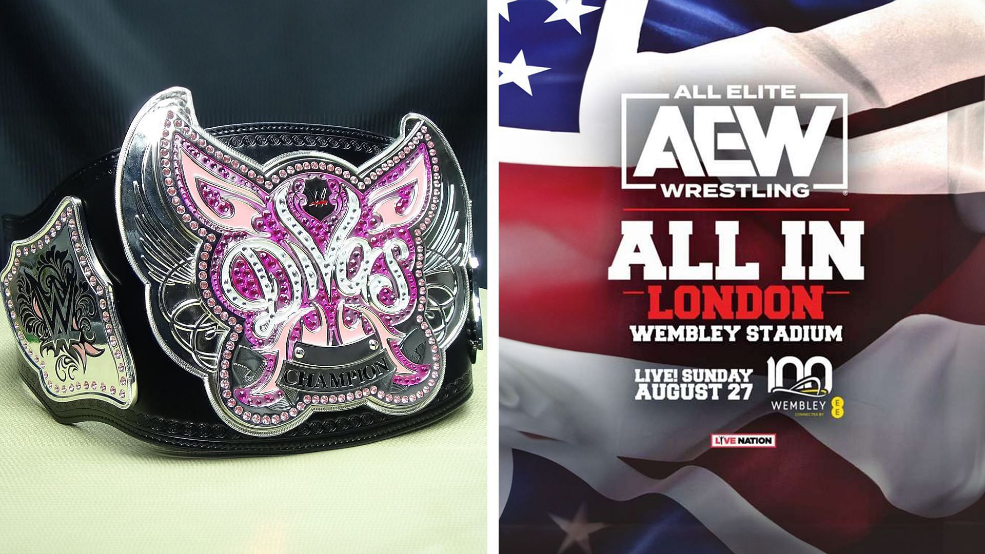 Where will a former WWE Superstar feature on the card at AEW All In?