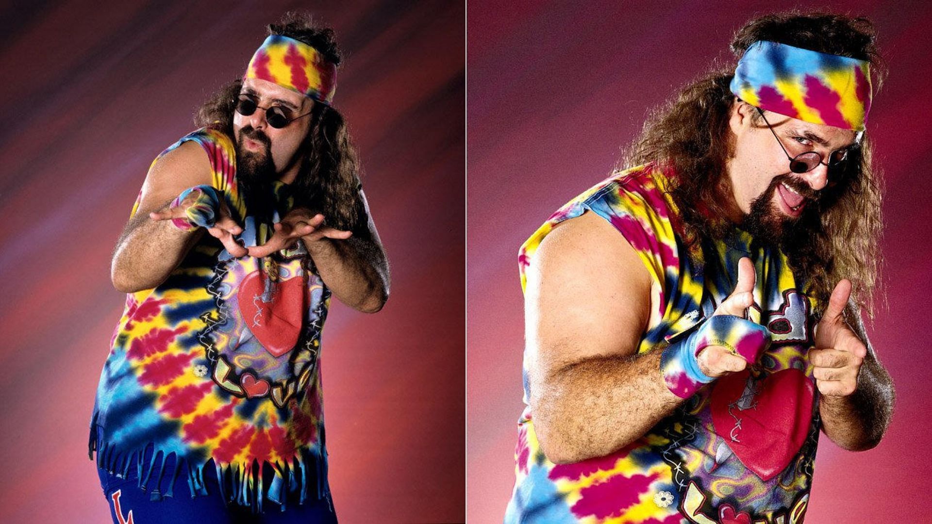Mick Foley performed as his Dude Love alter-ego in 1997 and 1998