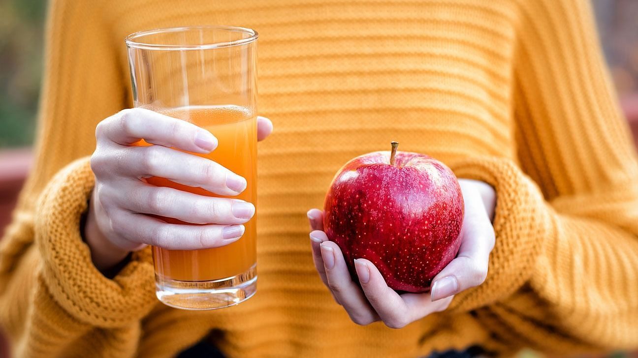 The juice of an apple (Image via Pexels)