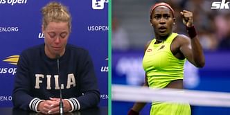 "A little sassy on court but want to cry in front of media?" - Tennis fans react to Laura Siegemund breaking down after Coco Gauff loss at US Open