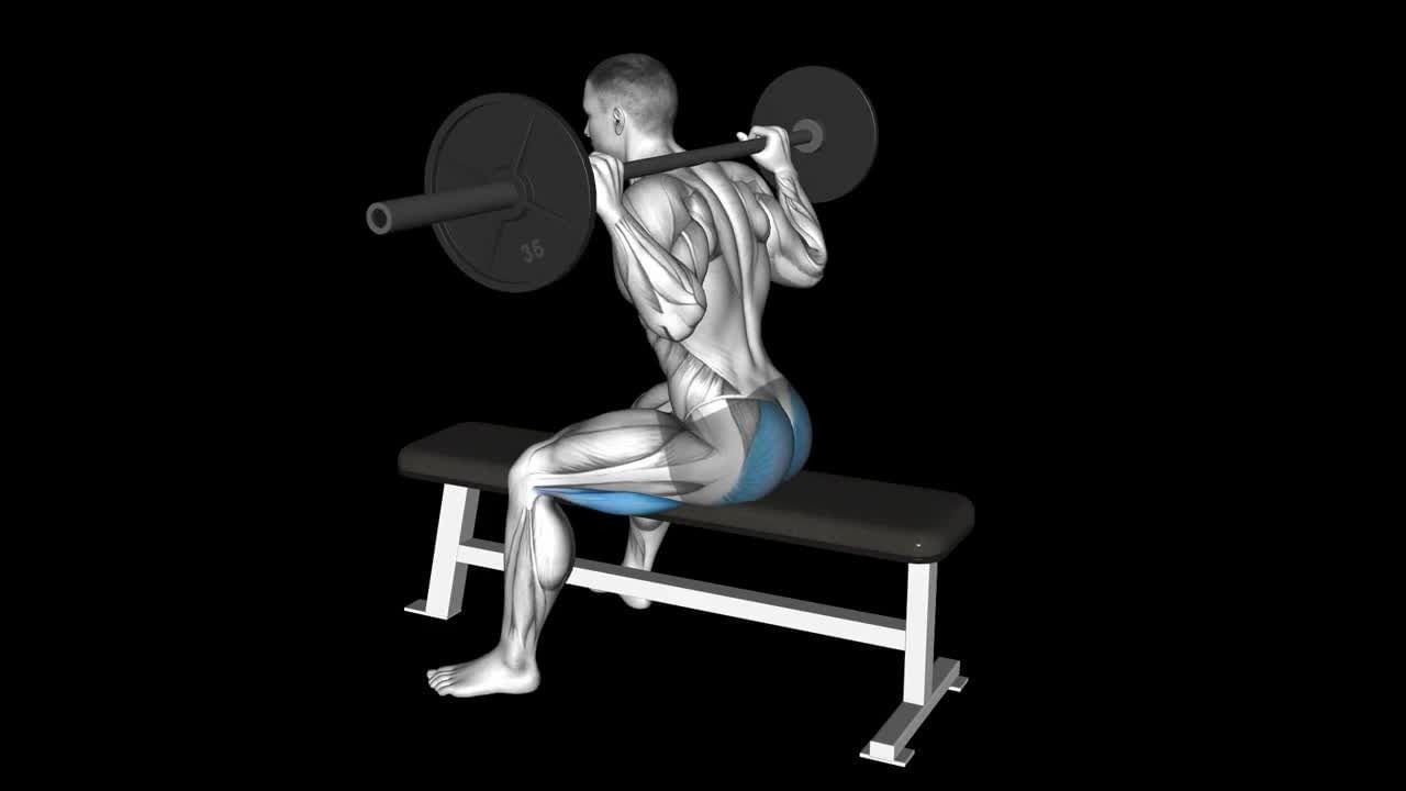 Seated Good Morning exercise (Image via Getty Images)