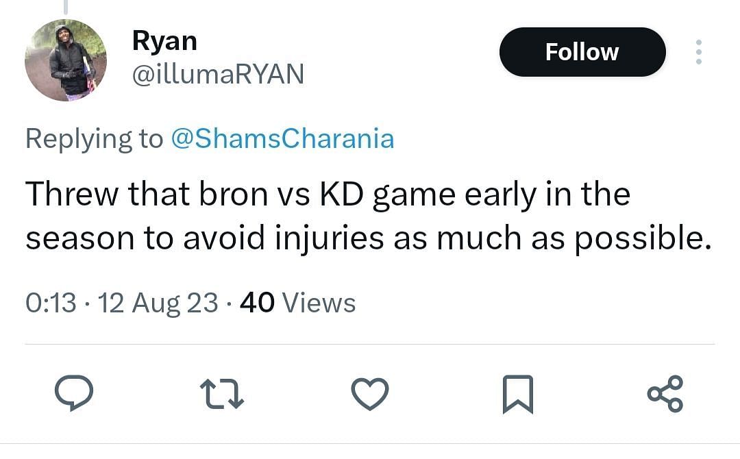 Kevin durant hot sale tweet lebron