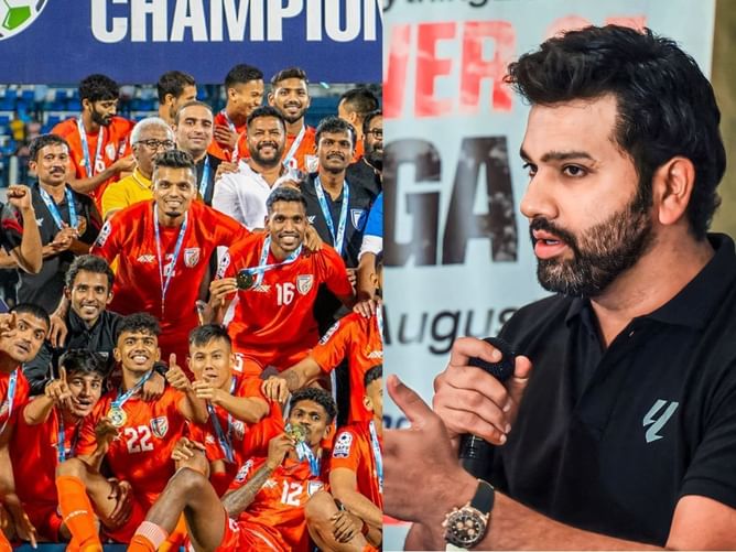 "ISL has played a huge part in Indian national football team's giant leap" - Rohit Sharma