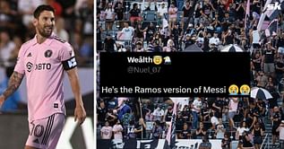 "He's a menace", "Turning into Ramos" - Fans react as video of Lionel Messi's son playing football with brothers goes viral