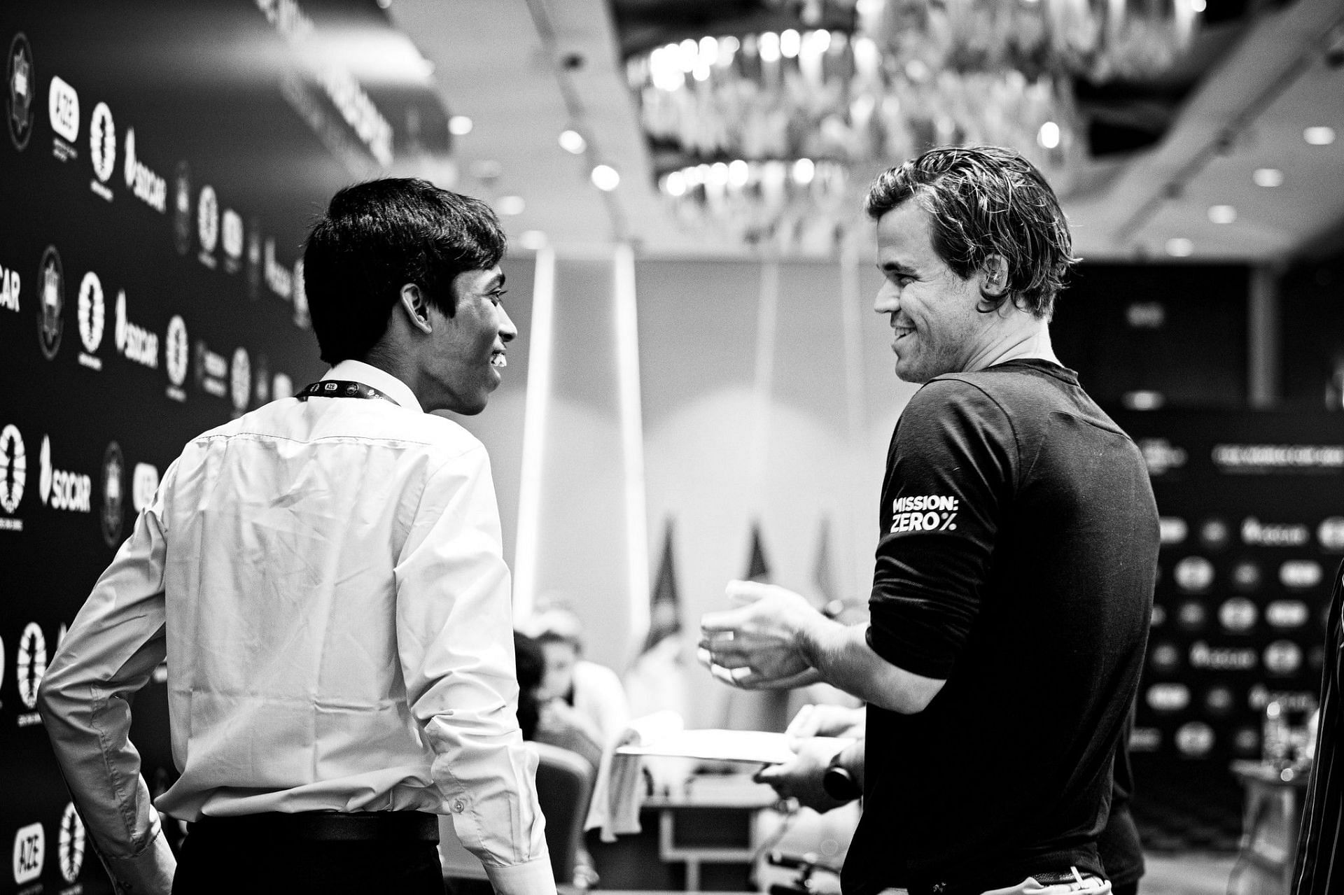 Praggnanandhaa overcomes Nakamura in FIDE World Cup (Image via International Chess Federation)