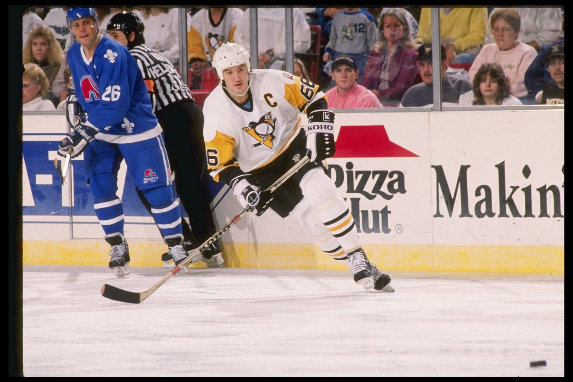 Mario Lemieux (right) is the answer to Box 9