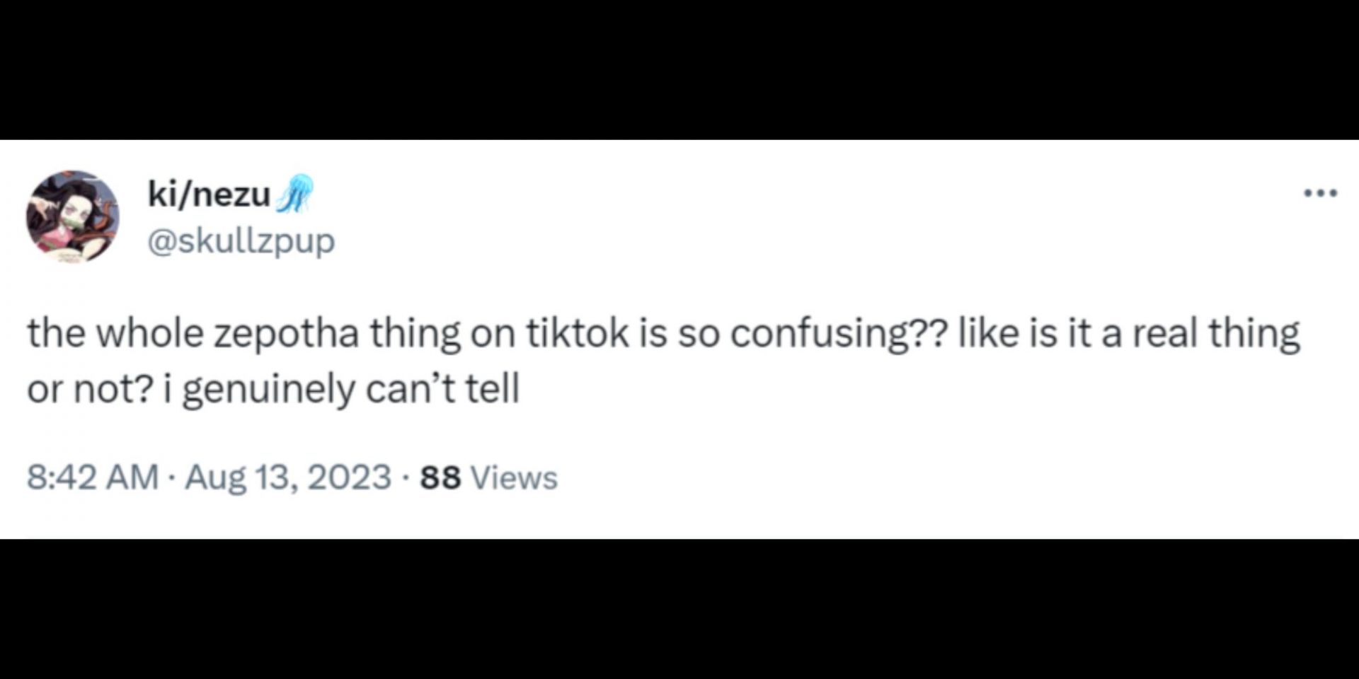 X user shares their bafflement about the TikTok trend. (Image via X/@skullzpup)