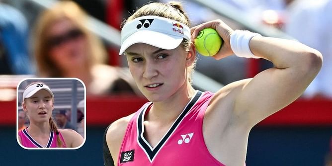 Dramatic scenes at Cincinnati Open as Elena Rybakina tells coach 'If I need something I will ask' during 2R win over Jelena Ostapenko