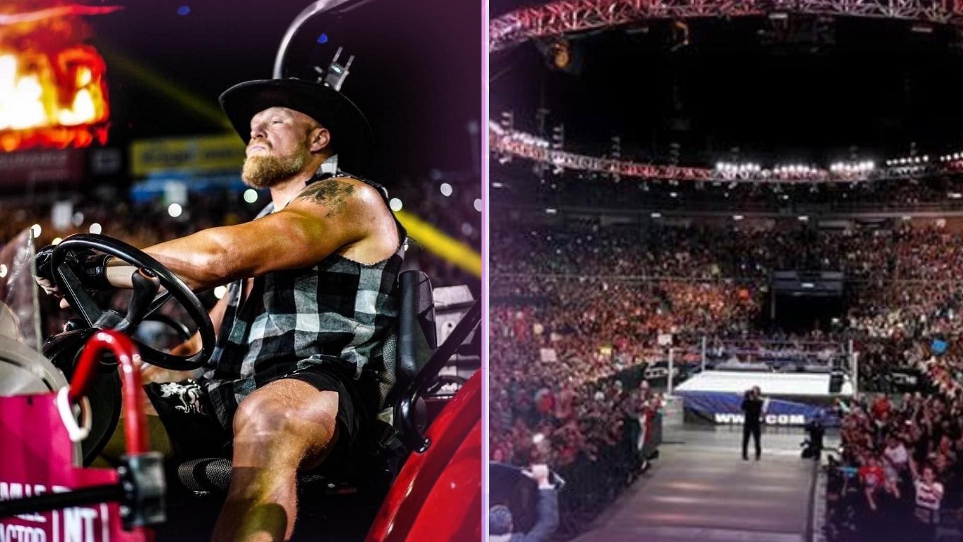 WWE Superstar paid homage to Brock Lesnar                       
