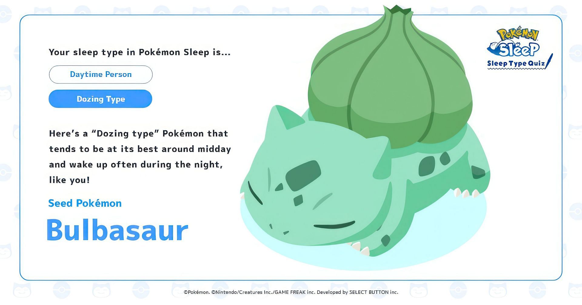 Light sleep describes Dozing sleep type in the game (Image via The Pokemon Company)
