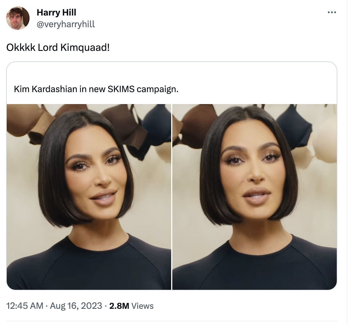 Social media users troll Kardashian after the celebrity was seen sporting a new haircut: Netizens compared her to Shrek villain Lord Farquaad. (Image via Twitter)