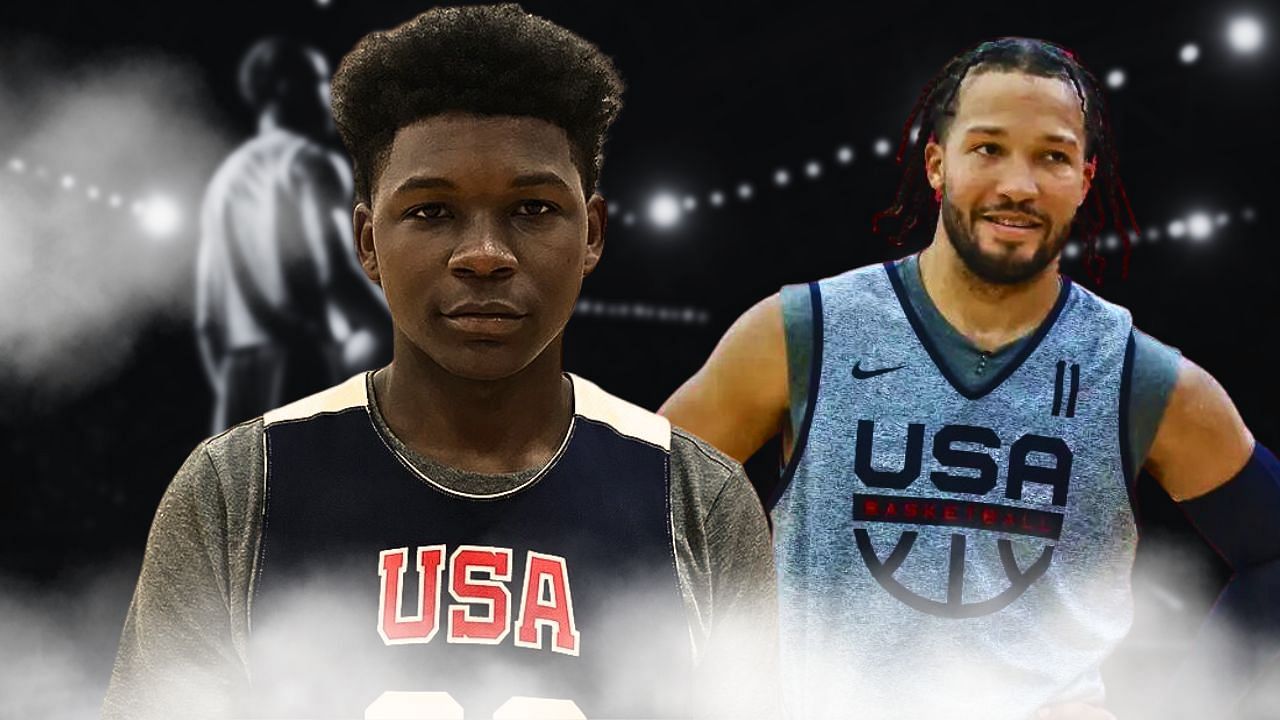 Anthony Edwards and Jalen Brunson lead Team USA in their first scrimmage before the World Cup.