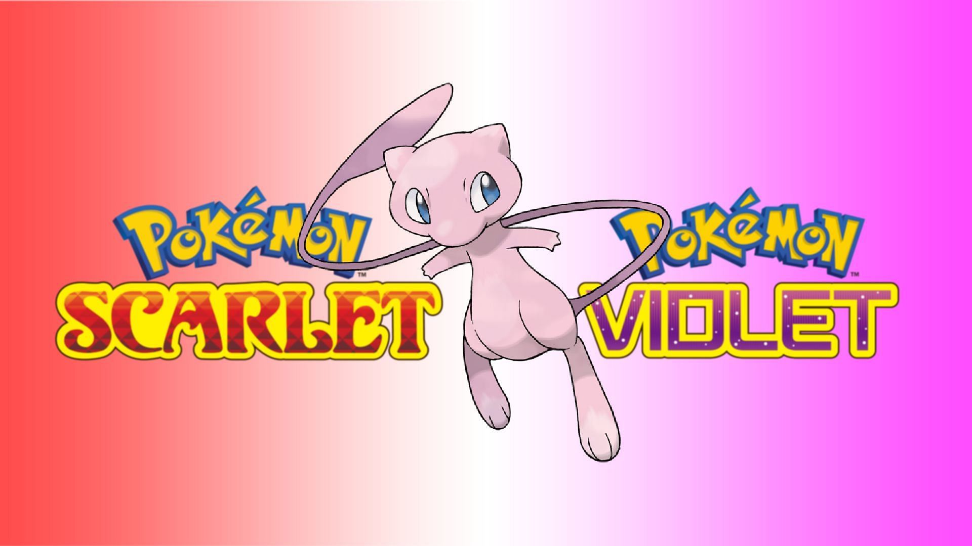 Pokemon Scarlet and Pokemon Violet - Official Mew and Mewtwo