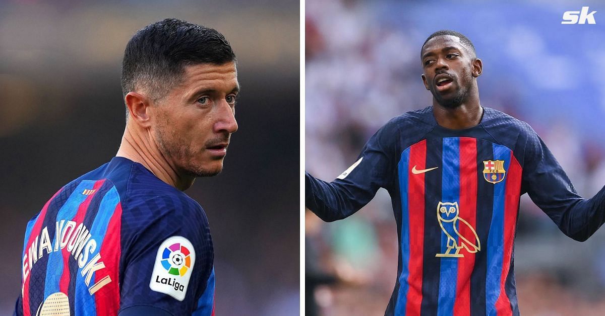 Robert Lewandowski among 4 Barcelona players who have not been in good touch with Ousmane Dembele for months now: Reports