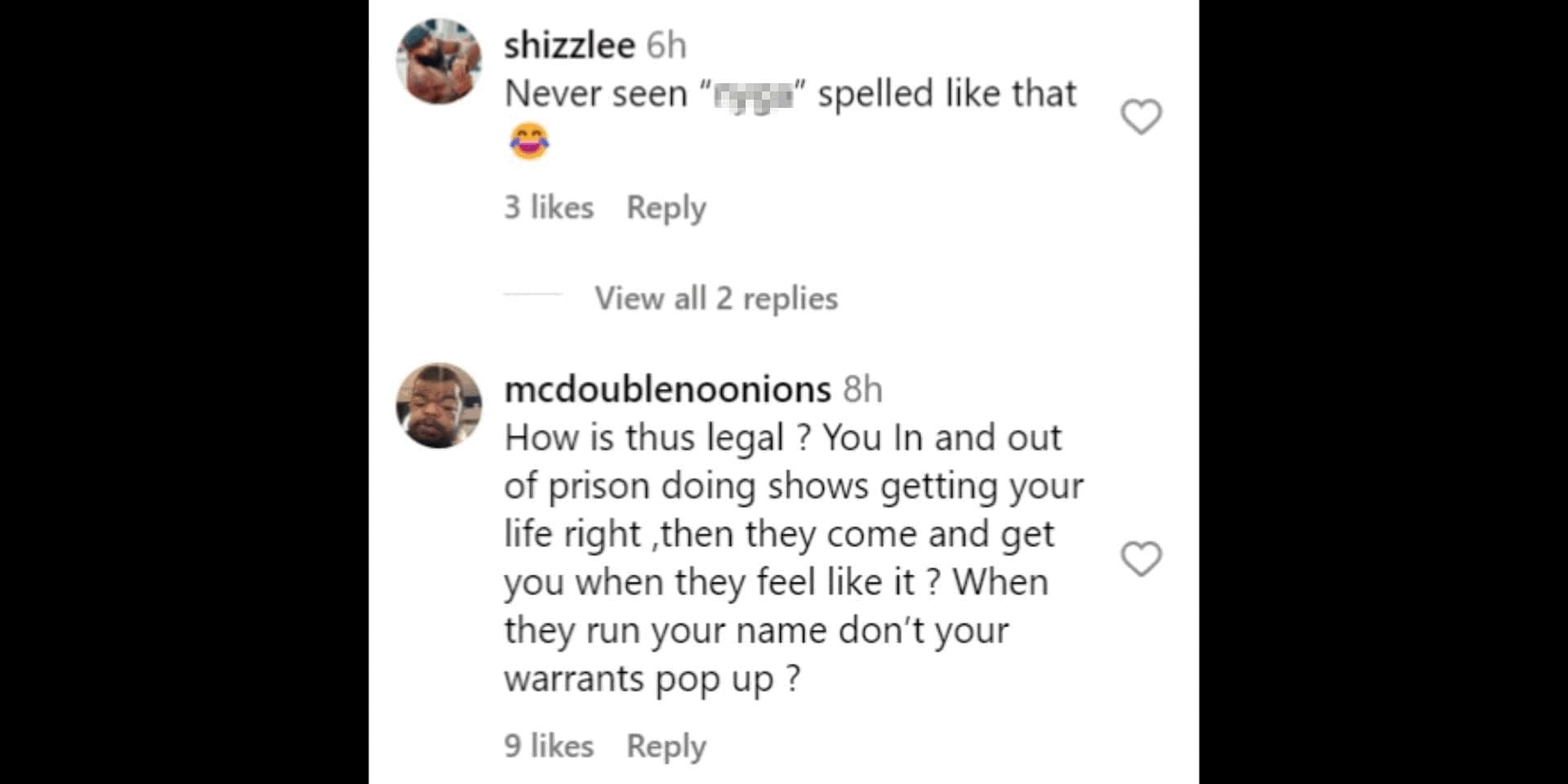 Internet trolls the Memphis rapper for posting custody video from the back of the police vehicle. (Image via Instagram/@theshaderoom)