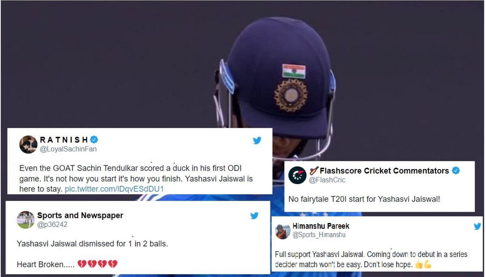 Even the GOAT Sachin Tendulkar scored a duck in his first ODI game/