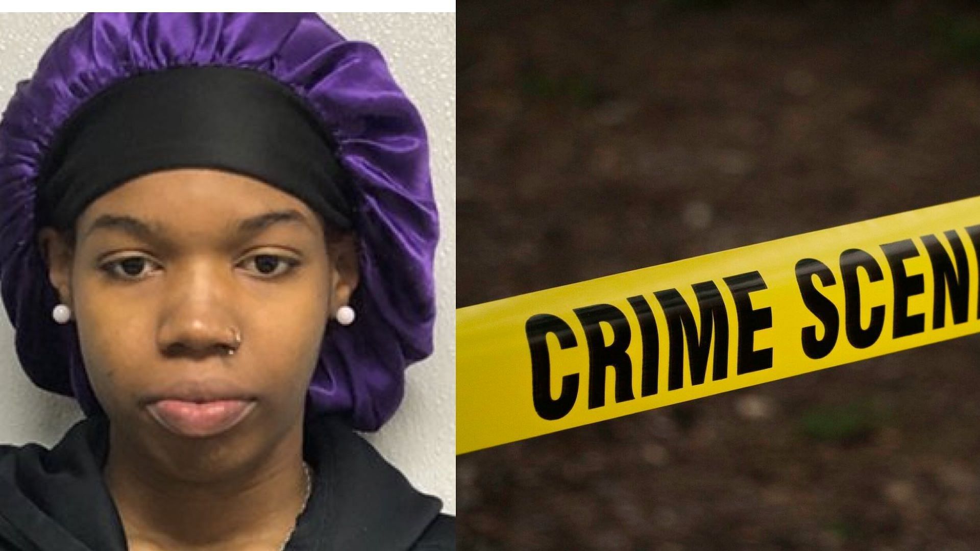 Latayzia Forbes and A Crime Scene (Image Via Twitter/@LPaulKang and @M&ocirc;n Search and Rescue)