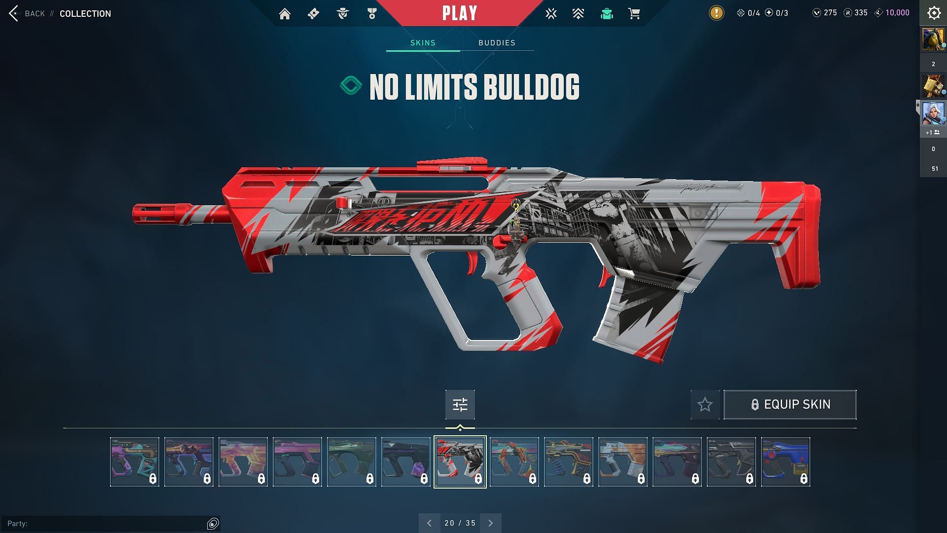 No Limits Bulldog (Image via Sportskeeda and Riot Games)