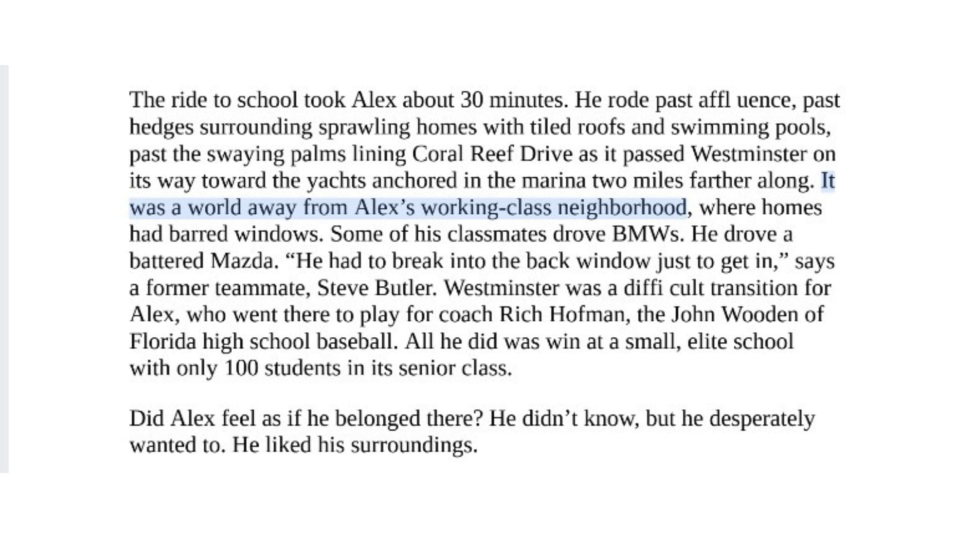 An excerpt from &#039;A-Rod: The Many Lives of Alex Rodriguez&quot;